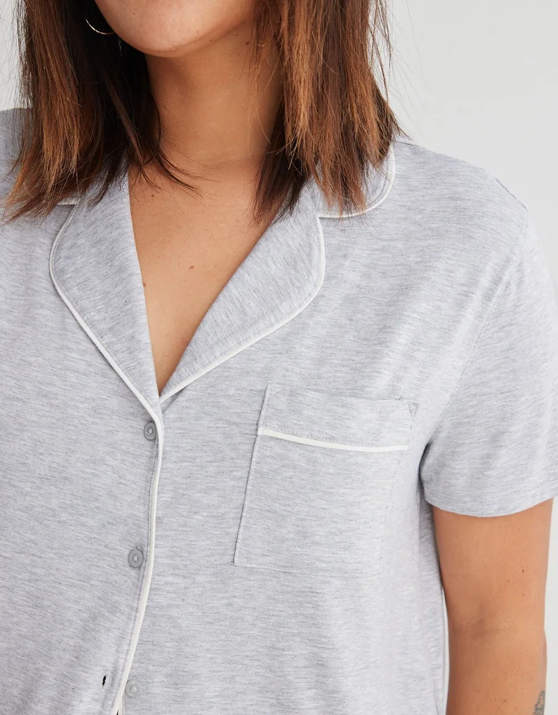 Aerie  Aerie Real Soft® Short Sleeve Pajama Shirt for Women | Best Price UAE