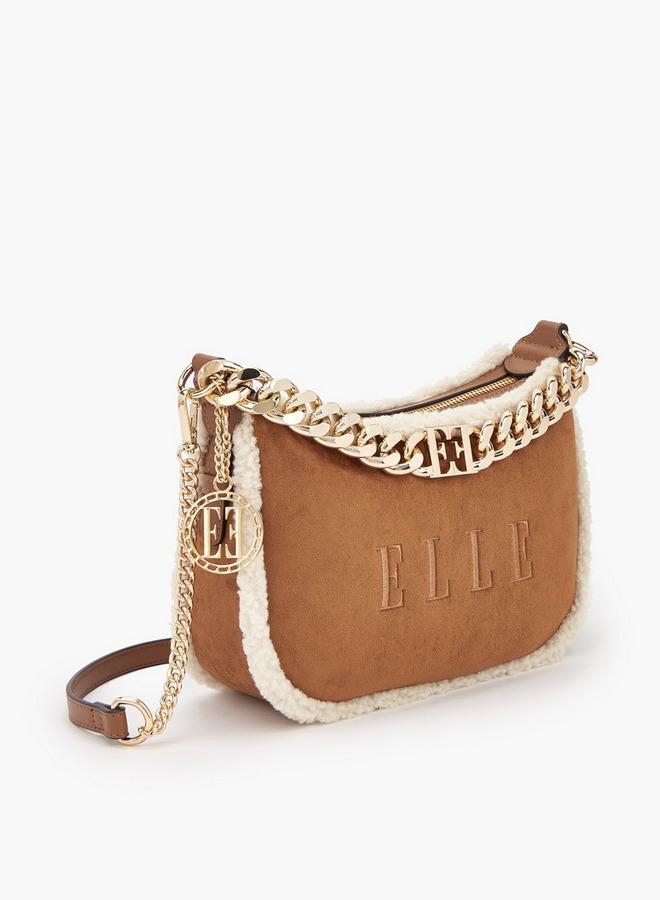 ELLE Trim Accent Crossbody Bag with Detachable Strap - Image 3