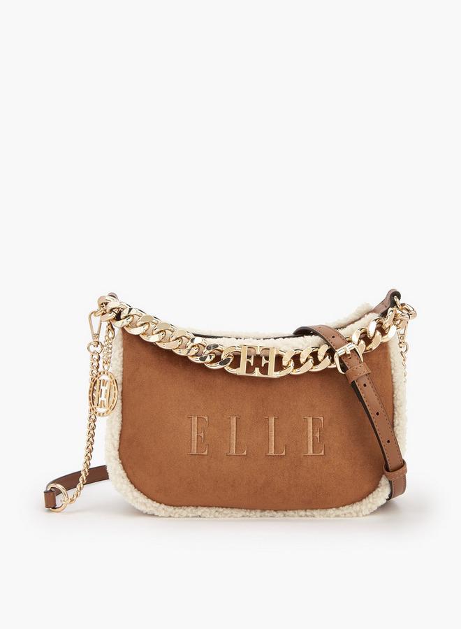 ELLE Trim Accent Crossbody Bag with Detachable Strap - Image 1