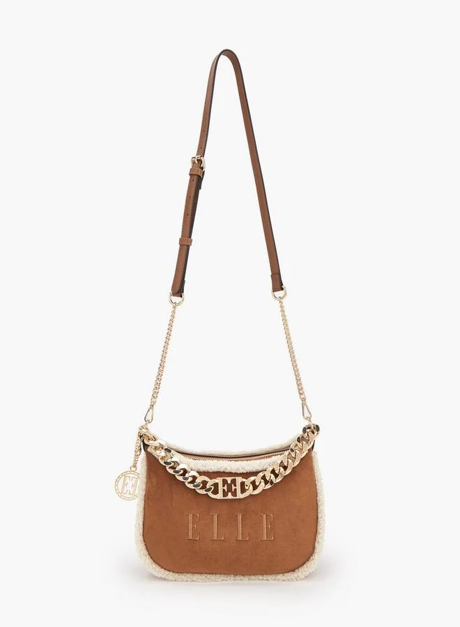 ELLE Trim Accent Crossbody Bag with Detachable Strap