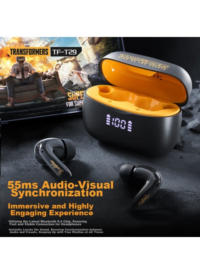 Transformers Bluetooth Earphones, In-ear Design With Battery Display, True Wireless, Smart Noise Cancellation, Long Battery Life, High Sound Quality, For Music, Gaming, Sports, Running, Low Latency, Compatible With Apple And Huawei