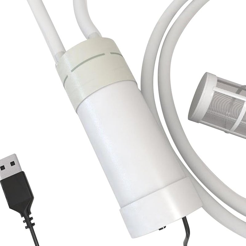 مضخة سيفون كهربائية ذاتية الشفط لصنع البيرة والنبيذ، مدمجة ومقاومة للتسرب مع أنبوب بطول 1 متر - Image 2