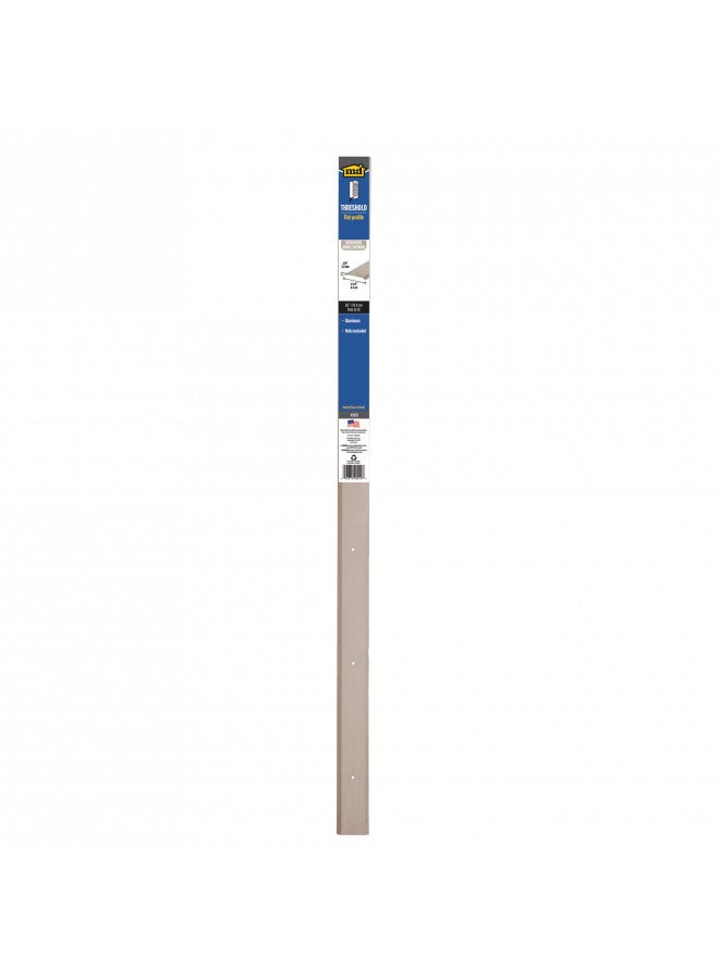 M-D Building Products M-D 49010 36" Satin Nickel Flat Top Saddle Thresholds - Image 4