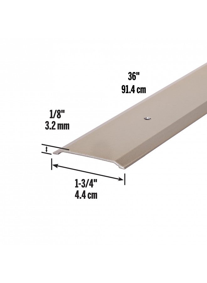 M-D Building Products M-D 49010 36" Satin Nickel Flat Top Saddle Thresholds - Image 3
