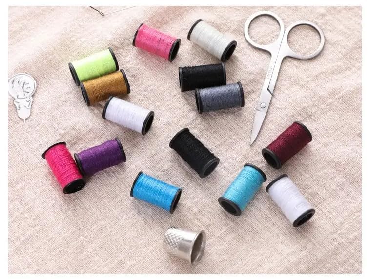 Ngel Multifunction Household Sewing Kit Set || DIY Sewing Kit With Scissors, Thimbles, Threads, Needles, Measure Tape Measure, Organizer Bag || Mini Sewing Kit For Beginner, Travel, Home (Pack Of 1) (Sewing Kit) - Image 3