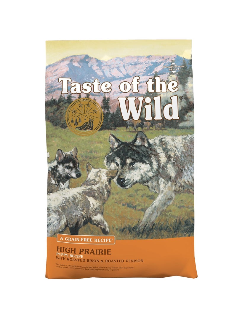 Taste of the Wild High Prairie Puppy Recipe With Roasted Bison And Roasted Venison Dry Dog Food 2kg 