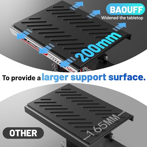 BAOUFF Dirt Bike Stand,Widen 1000Lbs Capacity Hydraulic Motorcycle Lift Jack Hoist Table Adjustable Lifting Ideal for E Dirtbike Pit Mini Bike Repair&Maintainance Accessories - Image 2