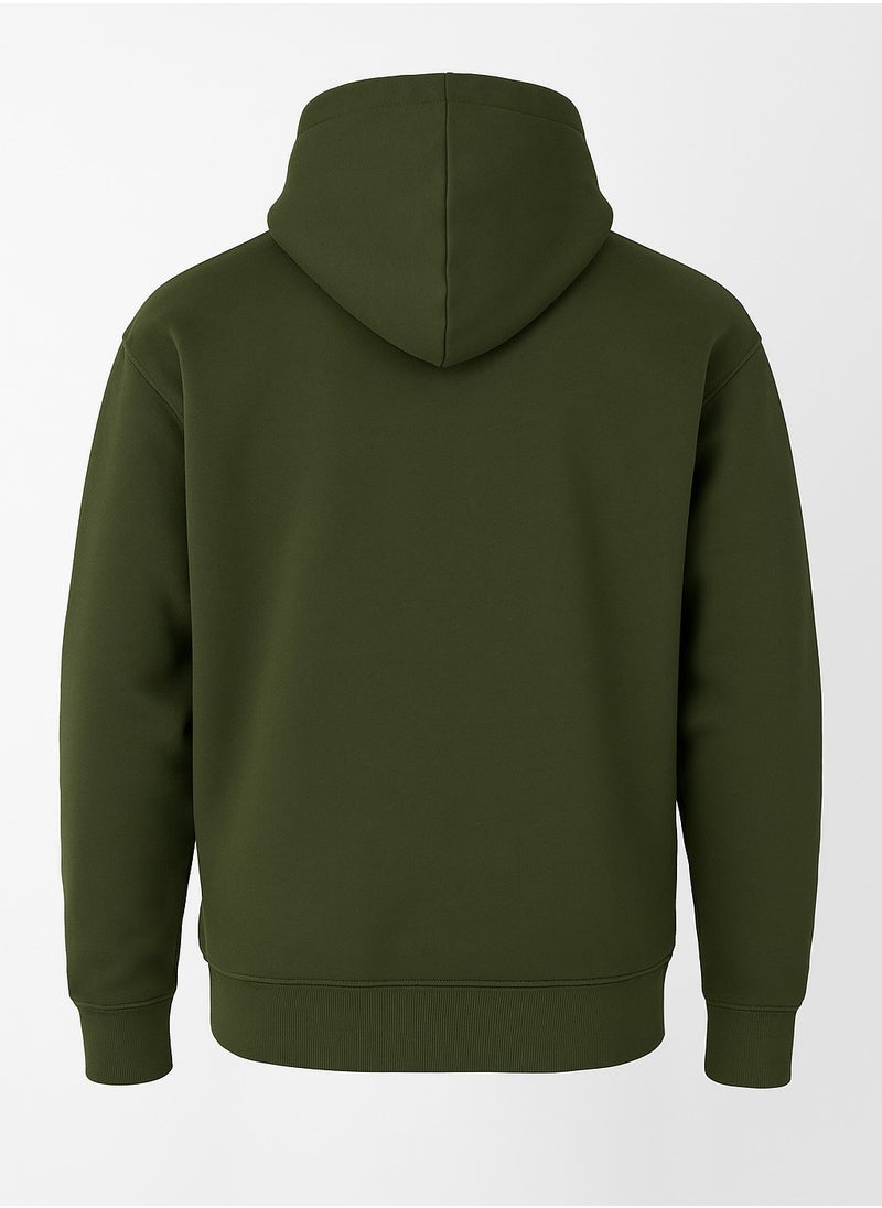 Soft Steps - Green Basic Hoodie For Men Size XL - Image 1