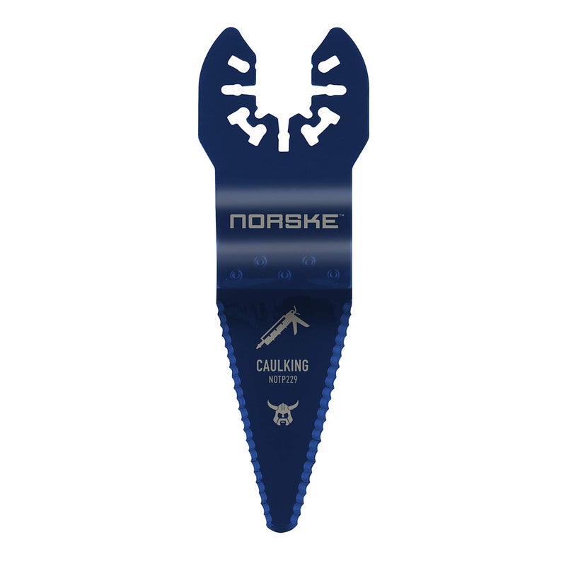 Norske Tools NOTP229 Caulking Scraper Oscillating Multi Tool Accessory Blade for Removing Sealants - Image 1