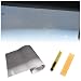 Qiyibei Car WindshieldRear Window Sunshade Film Static Cling Reusable Heat UV Blocking Gradient Black Design 787 x 6 Universal Tools Included 1 PCS - Image 2