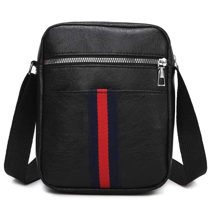 Commuter Men'S Shoulder Small Square Bag Large Capacity Multi-Layer Office Men'S Bag Business Travel Crosbody Bag - Image 1