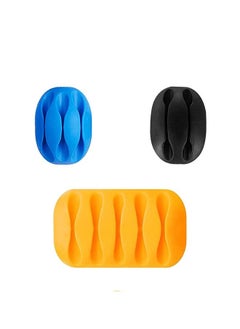 Generic Cable Clips 3 Pieces for Wire & Cables Multicolor – UN-17  - Image 3