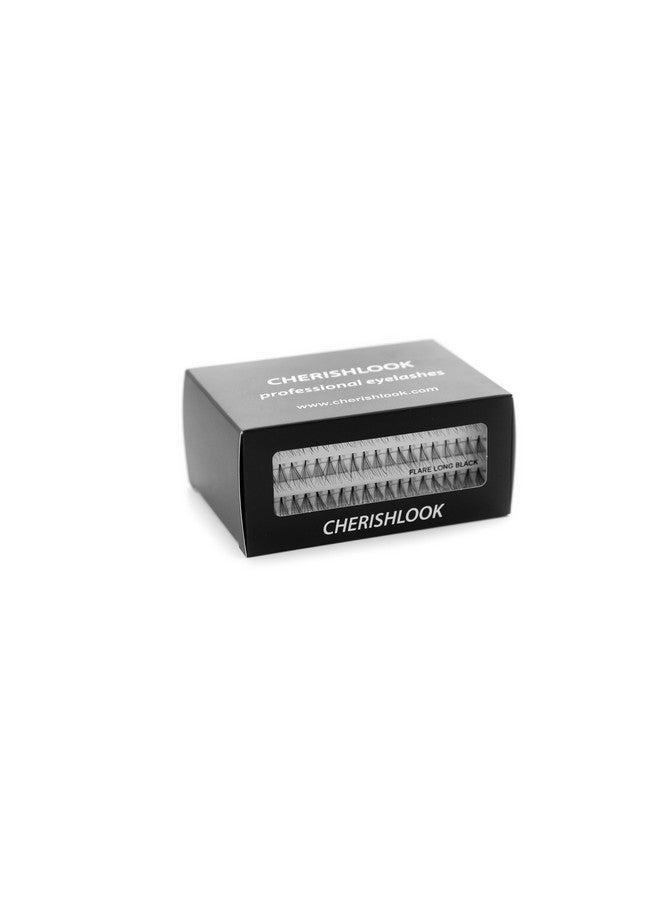 Cherishlook Professional 10Packs Eyelashes Flare Long Black - Image 3