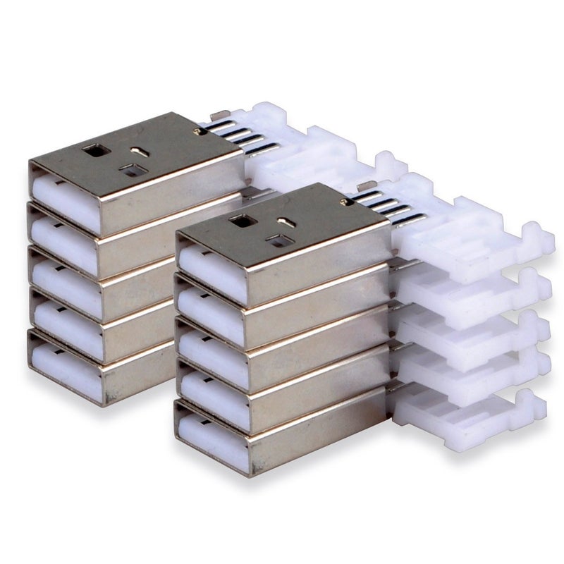 HTTX 20pcs Straight Soldering USB 2.0 A Type Male Port Plug Jack Connector, USB Repair Replacement Adapter - Image 5