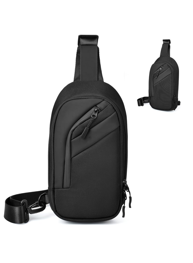 SYOSI Sling Bag Sling Backpack Chest Daypack Crossbody Backpack Stylish Crossbody Bag with Adjustable Shoulder Strap Shoulder Bag Hiking Day Bag for Women Men Travel Sports Running Hiking - Image 1