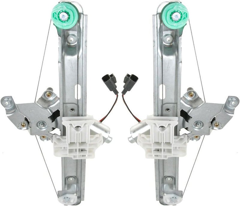 TRQ Rear Power Power Window Regulator & Motor Assembly Set Compatible with 2005-2008 Chevrolet Malibu - Image 1