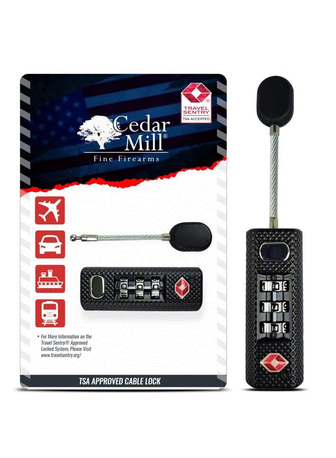 Cedar Mill Fine Firearms TSA Approved Travel Locks - Image 1