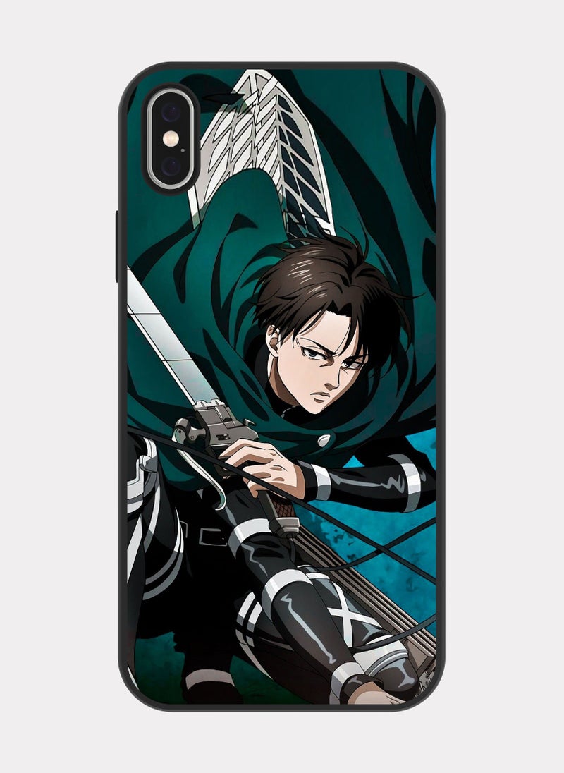 PXLAAT iPhone XS MAX case cover Levi Ackerman Attack on Titan  - Image 1