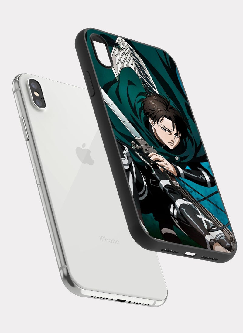 PXLAAT iPhone XS MAX case cover Levi Ackerman Attack on Titan  - Image 2