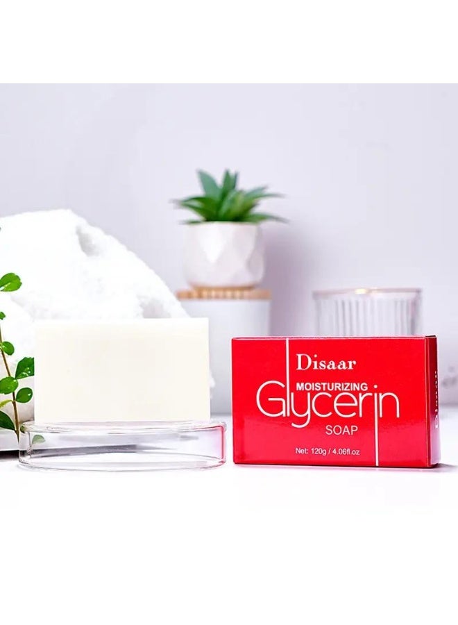 ديسار صابون ديسار 120 غرام من صابون الجلسرين المرطب، خلاصة الحليب والعسل الطبيعي، يُنقي المسام، يُفتح البشرة بعمق. - Image 4