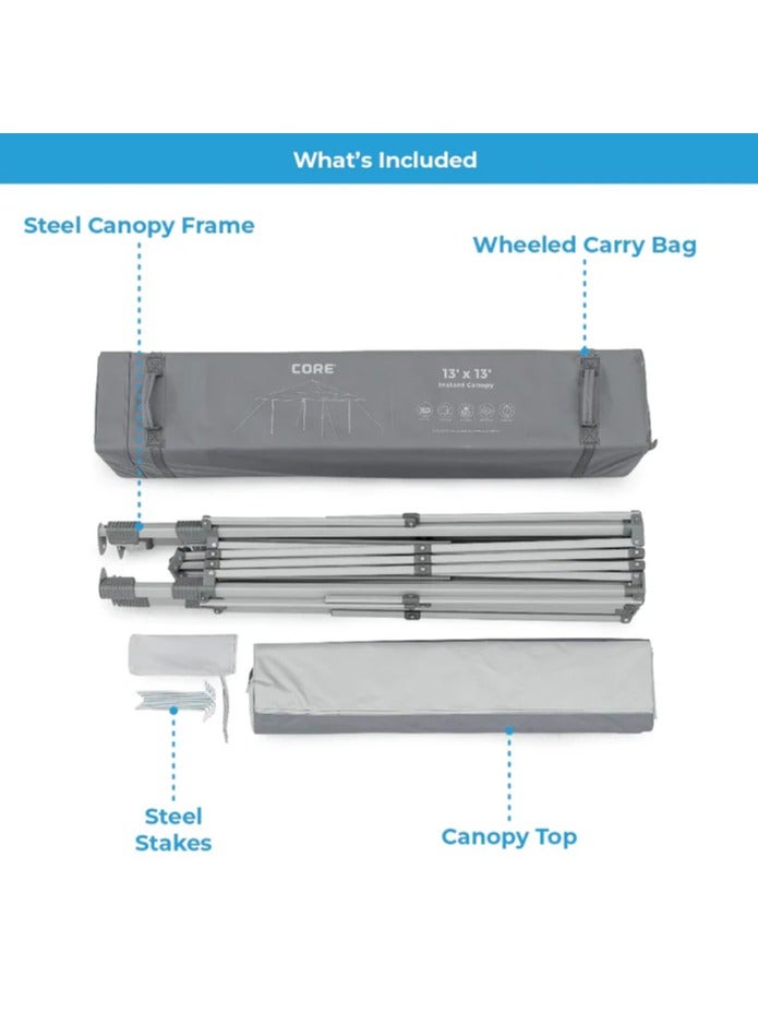 معدات كور مظلة فورية مقاس 13 × 13 بوصة (شرفة مراقبة) - Image 5