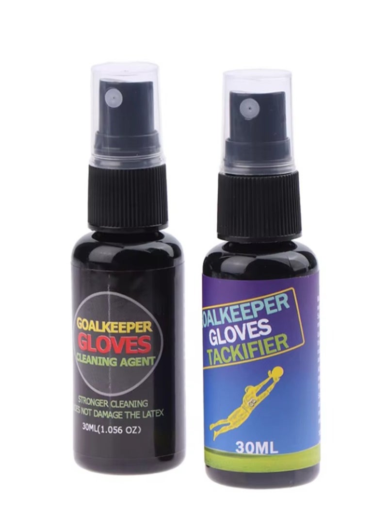 Generic Goalkeeper Glove Grip Spray and Glue Remover Spray for Match Goalkeeper Gloves  - Image 1