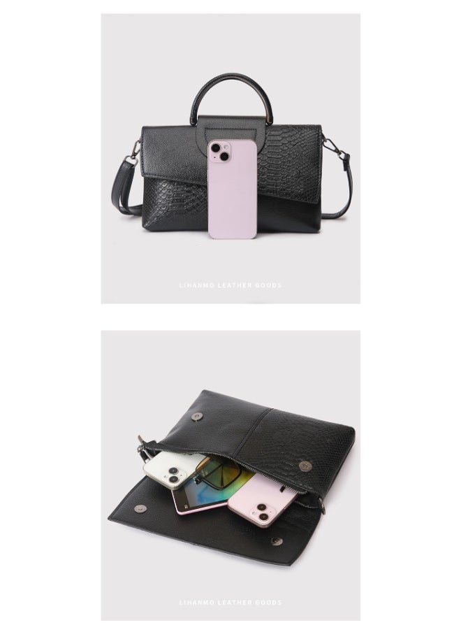 Rup Art Women Crocodile Pattern Clutch Banquet Handbag - Elegant & Sophisticated Evening Bag with Luxurious Texture  - Image 4