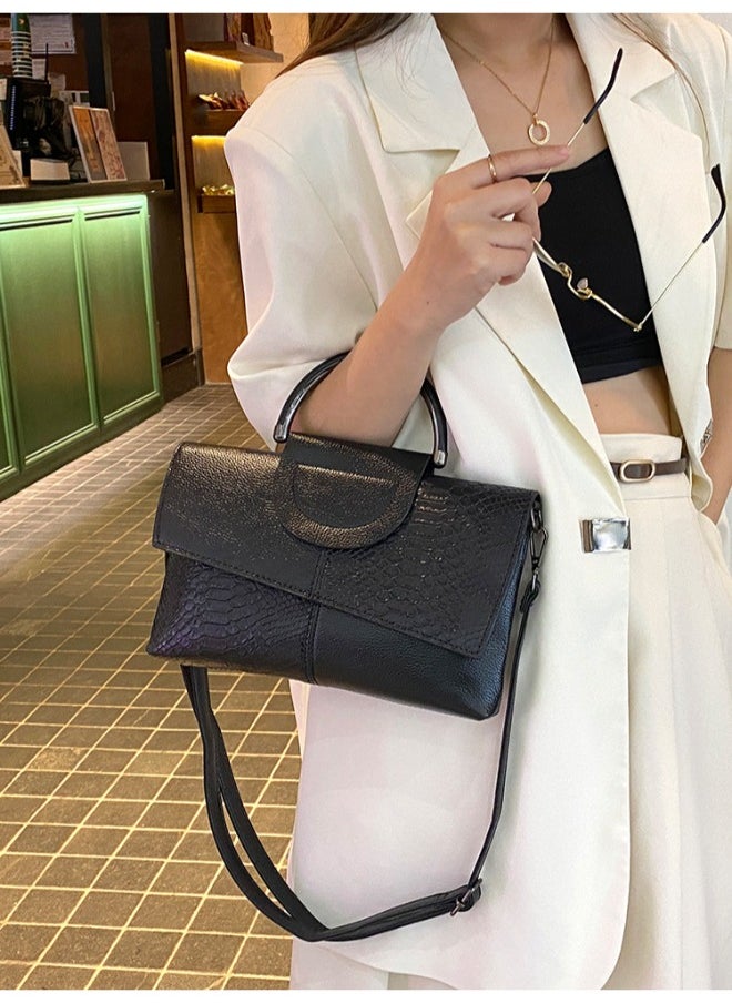 Rup Art - Women Crocodile Pattern Clutch Banquet Handbag - Elegant & Sophisticated Evening Bag with Luxurious Texture - Image 1