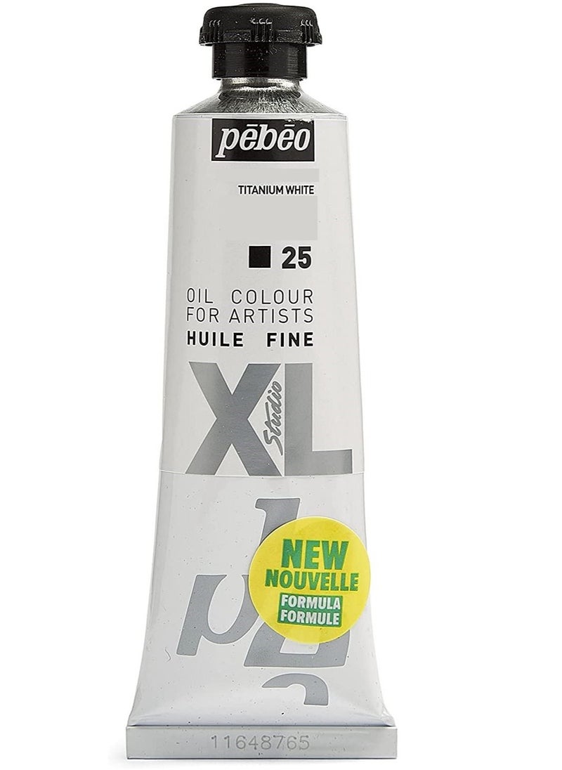 Pebeo - Pebeo 37 ml XL Studio Fine Oil Paint Titanium White - Image 1