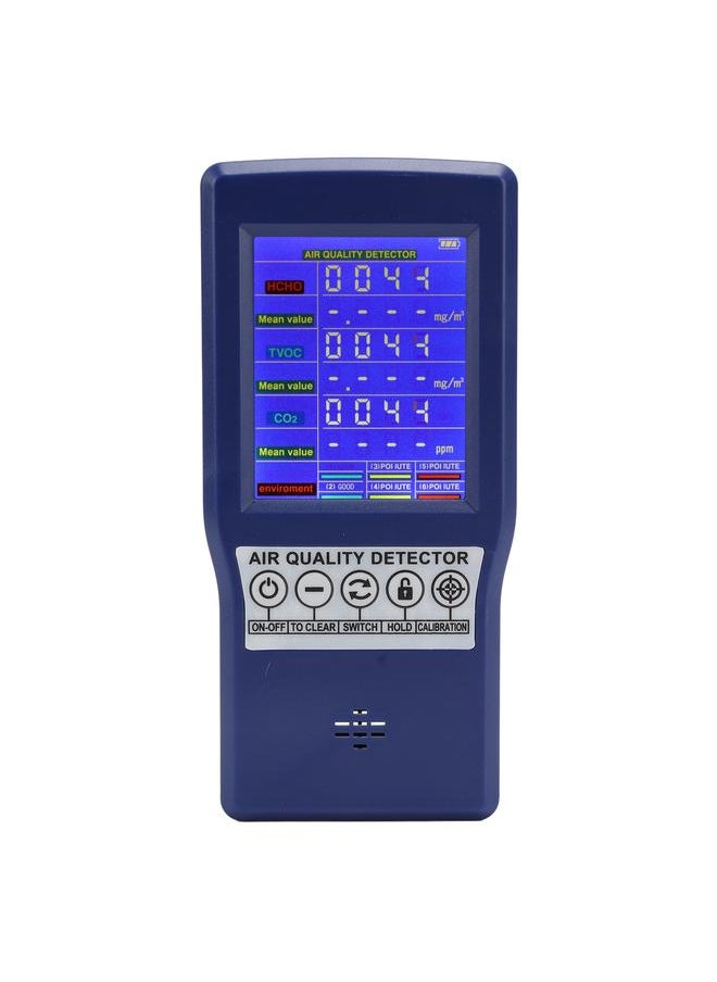 Thoraya - 5V Indoor Air Quality Monitor CO2 HCHO TVOC Detector Dust Particle Detector for House Office School - Image 1