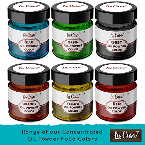La Casa Oil Powder Food Color-RED | Highly Concentrated Edible Color | 10ml | - Image 5