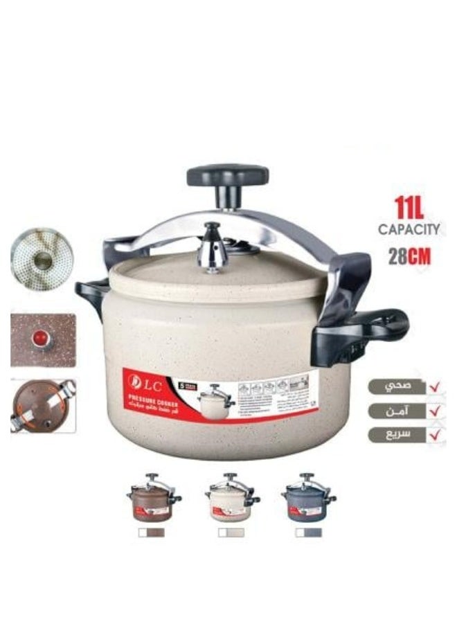 Generic DLC 11L Granite Silencer Pressure Cooker  - Image 1