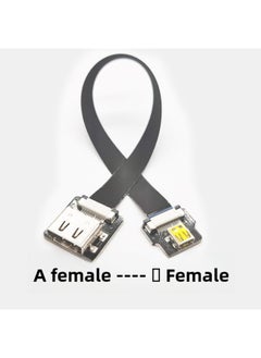 Camera PTZ Raspberry Pi Monitor FPV Micro Mini HDMI Flexible Cable 4K HD Video Cable FPC-Color:Mother A- Mother D-Line Length:20cm