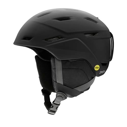 Smith Mission Helmet for Men – Adult Snowsports Helmet with MIPS Technology + Zonal Koroyd Coverage – Lightweight Protection for Skiing & Snowboarding– Matte Black, Medium - Image 1