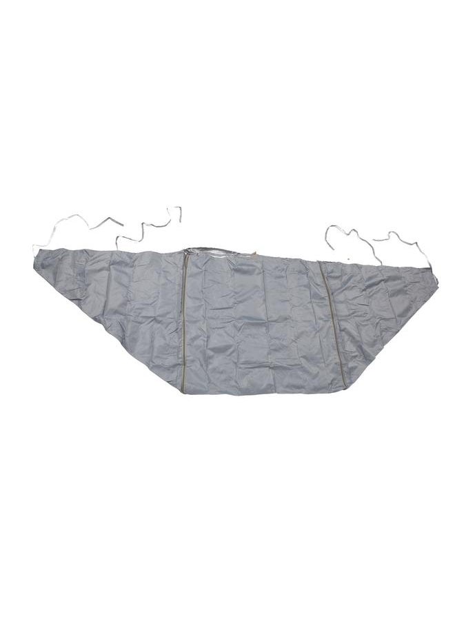 Thoraya Washing Machine Cover 210D Oxford Cloth Grey Easy To Install Sunproof Waterproof Washer Covers for Laundry Machine  - Image 2