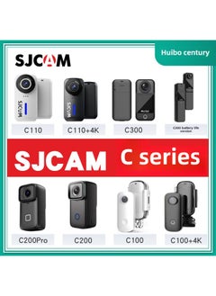 Generic SJCAM Fast Shadow C100 4K C110 C300 Pocket Endurance Edition C200 PRO C100 4K-Body Color:C100+4K  - Image 2