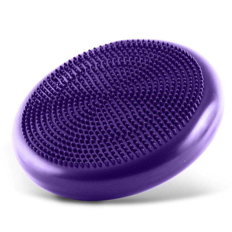 ProsourceFit Core Balance Disc Trainer, 14” Diameter with Pump for Improving Posture, Fitness, Stability - Image 2