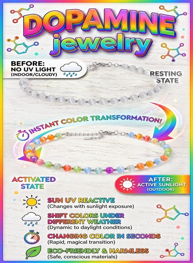 Sereney Color Changing Necklace UV Reacitial Jewelry - Image 4