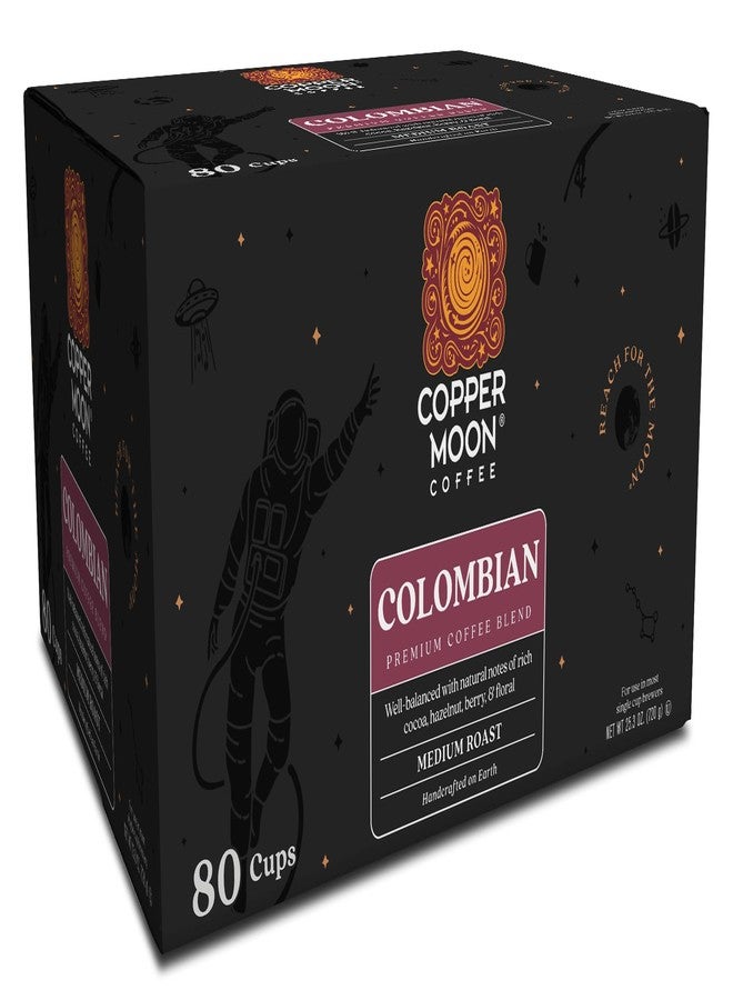 Copper Moon Single Serve Coffee Pods For Keurig K-Cup Brewers, Medium Roast, Colombian Blend, 80 Count - Image 2