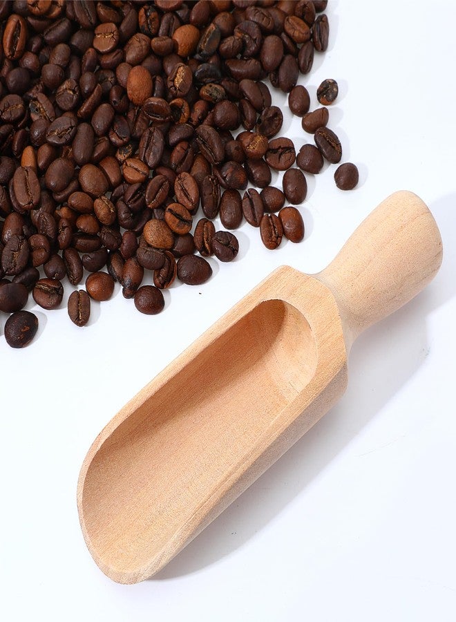 Eldraqth 1 Pcs Bath Salt Scoop, Wooden Spoons 5.5 In Ground Coffee Scoop Wooden Bean Salt Spoons for Flour, Bath Salts, Sugar, Cereal, Coffee and More - Image 5