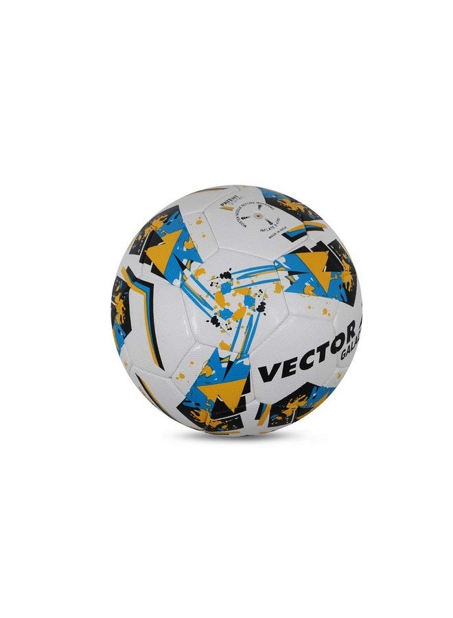 Vector X 32 Panel Galactica Rubber Thermo Fused IMS & FIFA Approved Indoor/Outdoor Futsal Football with Butyl Bladder, Multicolor, Size 4, Suitable for Match and Training for Adut and Kids 10-14 Years - Image 4