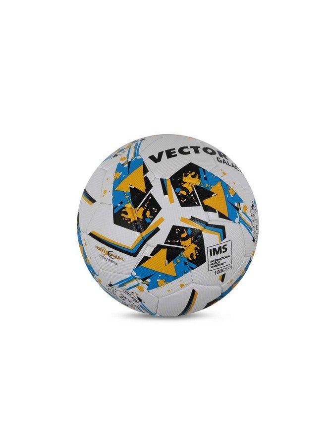 Vector X 32 Panel Galactica Rubber Thermo Fused IMS & FIFA Approved Indoor/Outdoor Futsal Football with Butyl Bladder, Multicolor, Size 4, Suitable for Match and Training for Adut and Kids 10-14 Years - Image 3