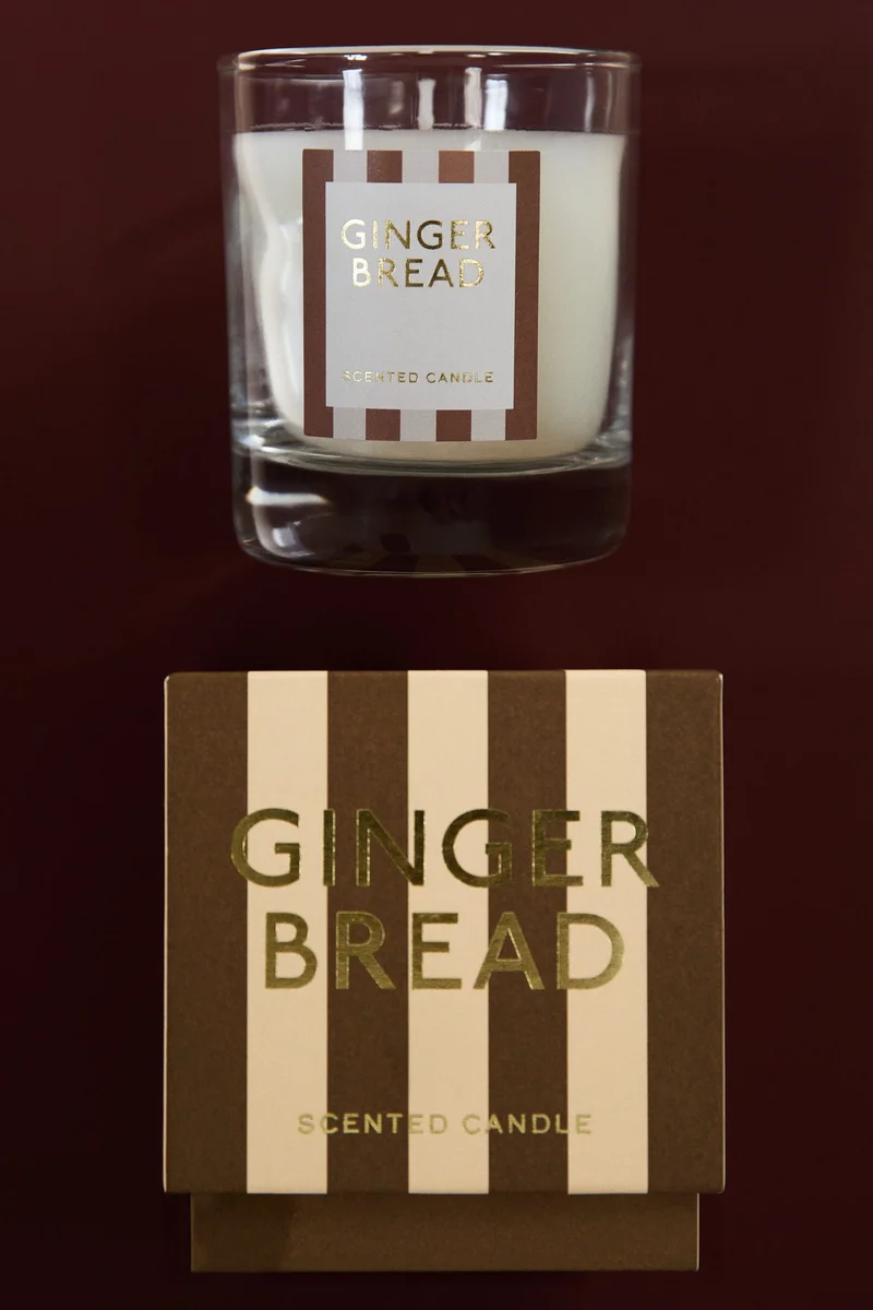 اتش اند ام شمعة معطرة في حامل زجاجي