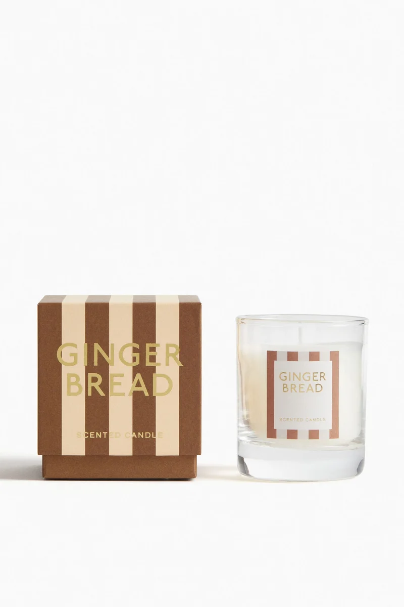 اتش اند ام شمعة معطرة في حامل زجاجي