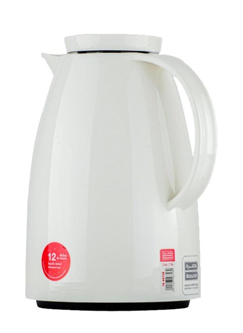 Thermos For Tea And Coffee From Basurrah Glossy White Color