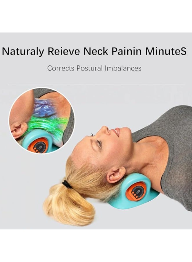 general Neck Massager, Portable Shiatsu Massage Pillow, Neck & Shoulder Massager with Heat Relieves Back & Neck Pain at 6 Speeds, 3 Heat Levels - Image 2
