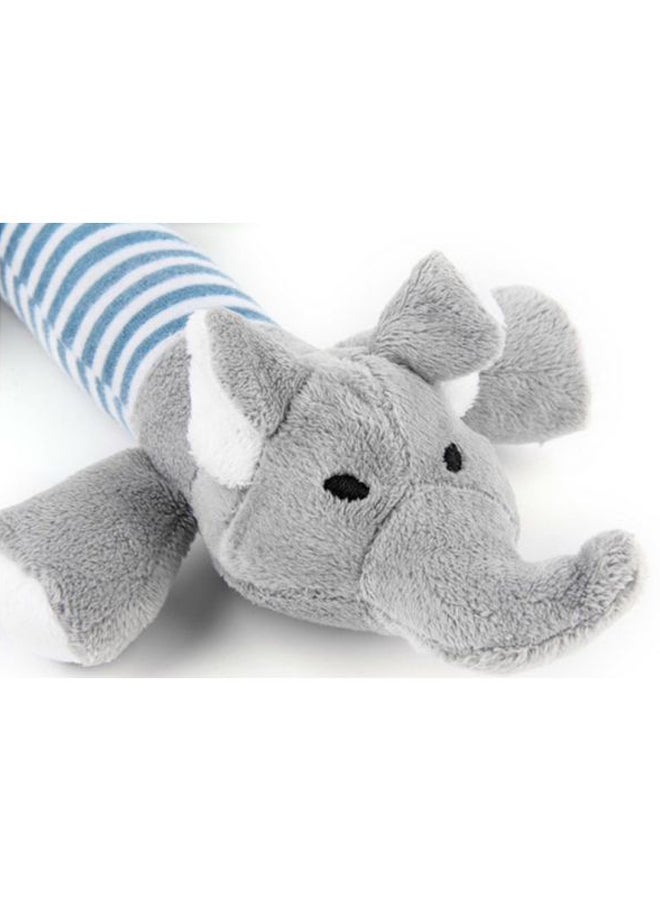 أوتاد دمية محشوة للمضغ تُصدر صريراً رمادي/أزرق/أبيض 250x30x110مم - Image 4