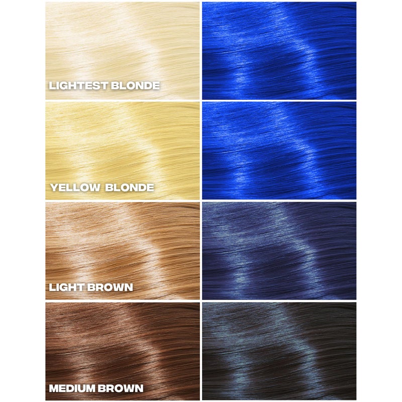 Good Dye Young Semi-Permanent Hair Color, Vegan and Cruelty-Free Blue Hair Dye, Last up to 24 Washes, Non-Damaging Conditioning Hair Color (5FL OZ, Blue Ruin) - Image 3