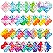 Genuvi Pop Fidget Toys Bulk Its Party Favors for Kids 48 812 30 Pack Mini Pop Keychain It Small Fidgets for Classroom Prizes School End of Year Student Gifts from Teacher Birthday Goodie Bag Stuffers - Image 2