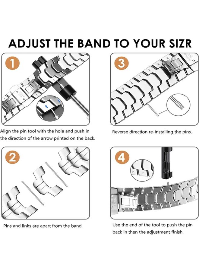 Mixed Color Metal Strap For Smartwatch 38 40 41 42MM Compatible Bracelet - Image 3